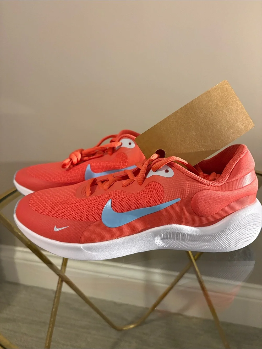 Nike Kids' Coral/White Lightweight Sneakers